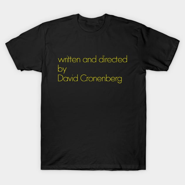 Cronenberg Credit 1 T-Shirt by blackmariallc